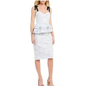 Gianni Bini Peplum Dress NWT